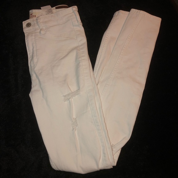 Hollister High Rise Jeans - White - Picture 1 of 3